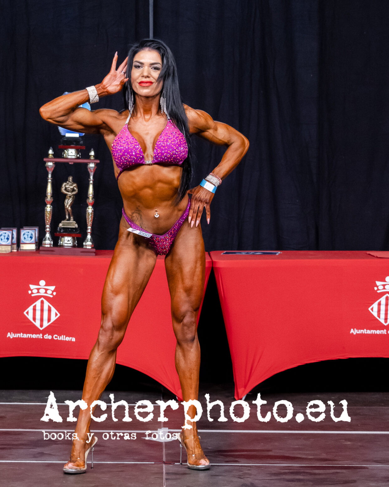 Eleonora Salotti, 2023, ganadora Miss Figure Pro, CIBB Pro Show Cullera Imagen de Archerphoto, fotógrafo profesional fitness.